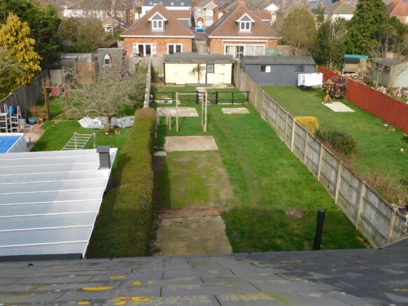 Large rear garden
