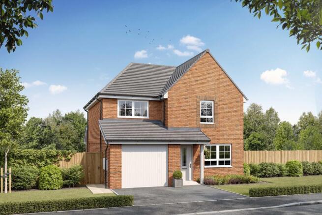 Exterior CGI view of our 3 bed Bewdley home