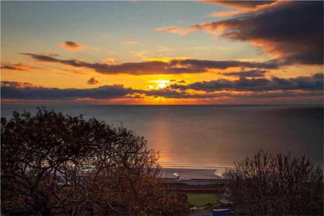 Sunset from house