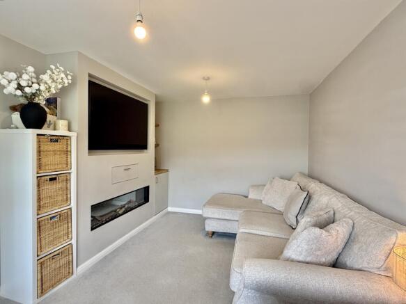 Sitting Room with Media Wall