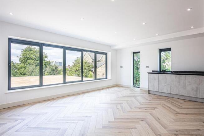 Open plan living area