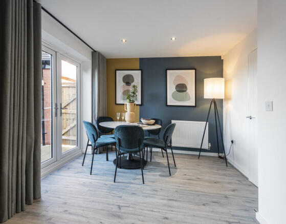 Indicative Kitchen/Dining Room, Contemporary Modern Decoration