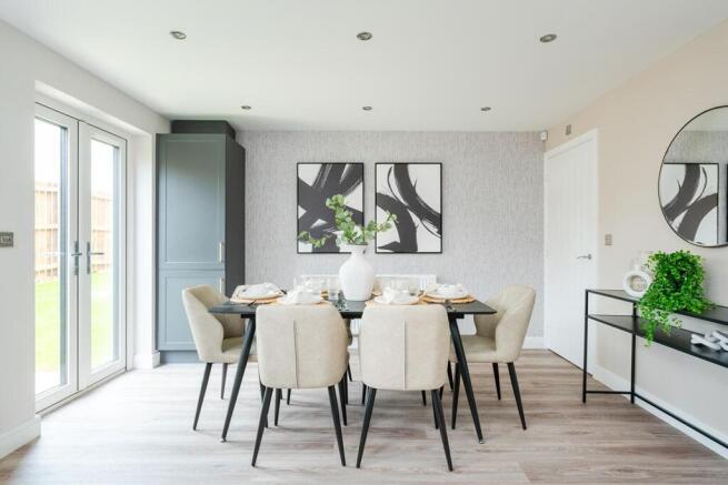 A wonderful space for family mealtimes or entertaning