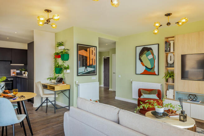 Living Area - Fenton Apartments