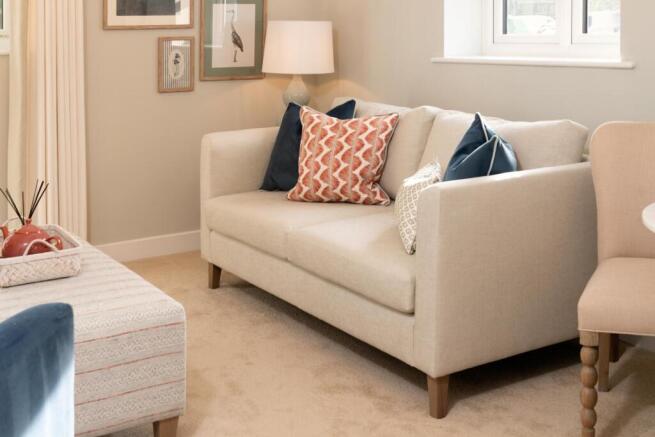 Show home living room