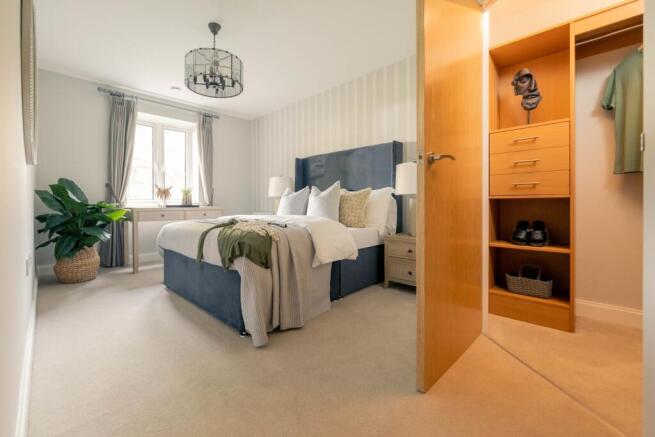 Show home master bedroom