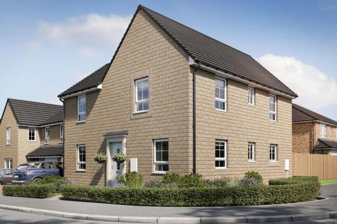 CGI of 3 bedroom Allerthorpe home