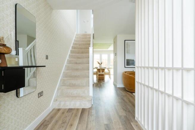 Welcome to the Byrneham, step into the bright entrance