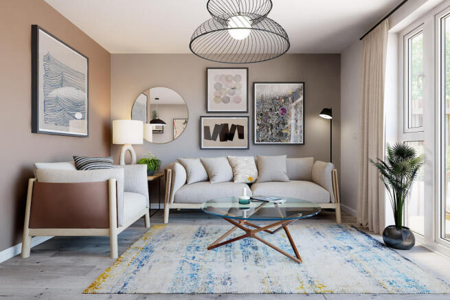 lounge in 4 bedroom townhouse