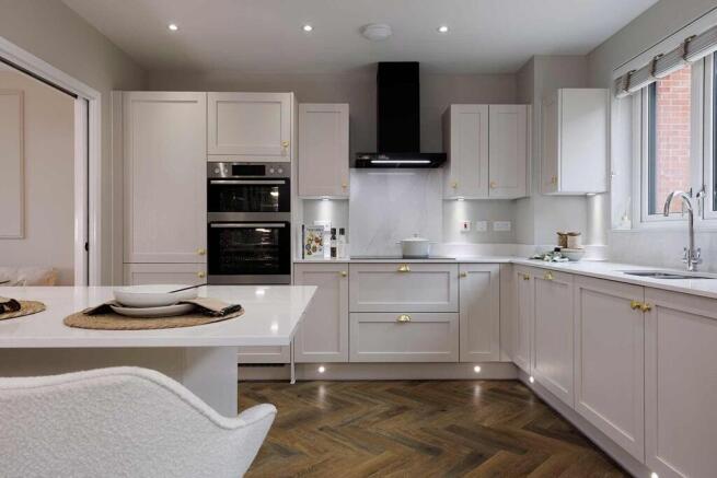 Step into the Aireton's open-plan kitchen-dining area