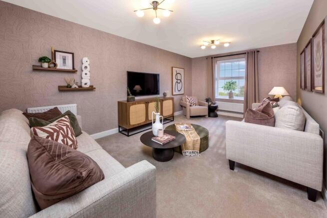 Hazelborough show home lounge