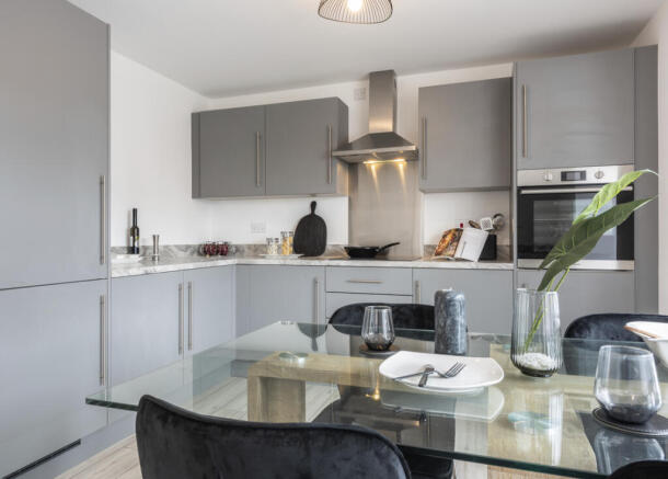 Indicative Kitchen/Dining Room, Contemporary Modern Decoration
