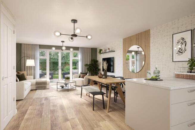 The Oak Living/Dining area