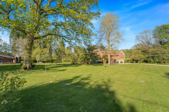 Private & secure plot of 1.2 acres overlooking fields and woodland