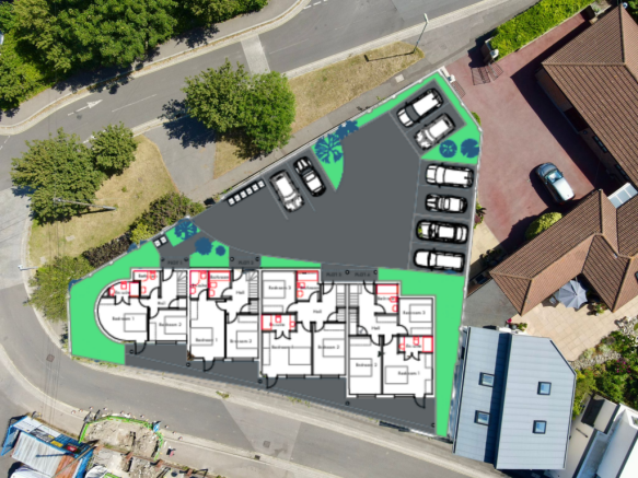 Development opportunity with direct views of the