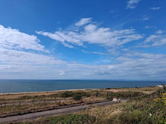 The coast only 2 mins walk