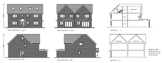 Approved elevations & sections