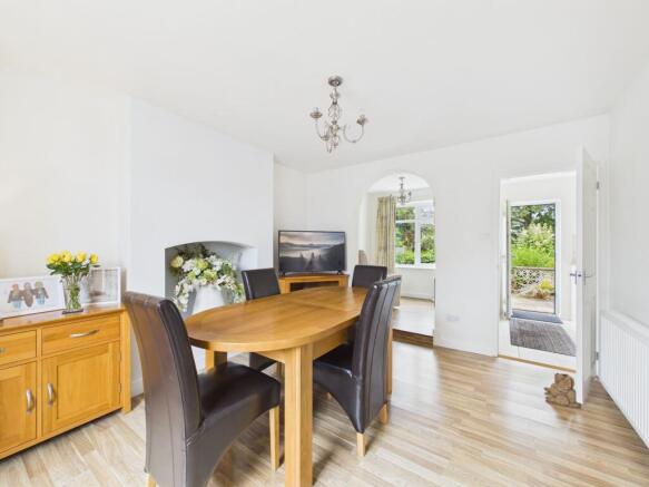 Dining Room through to Snug and Kitchen