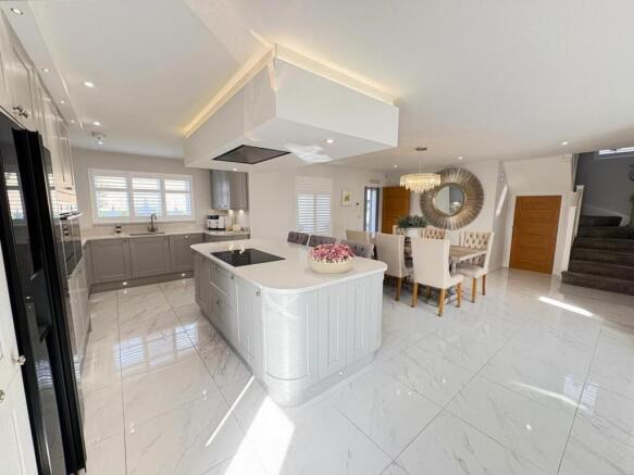 Kitchen/Dining/Living Space