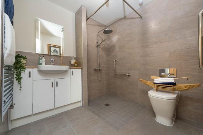 Typical shower room