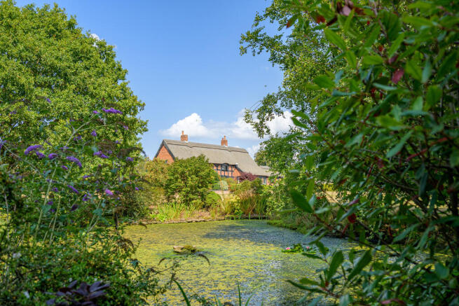 Pond and House