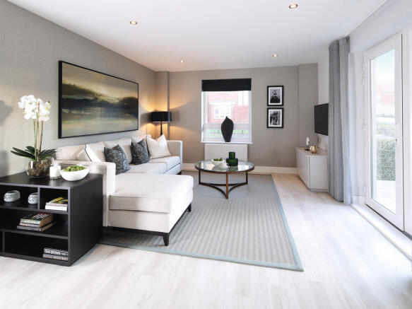 Redrow - 1 Bedroom Apartment - Lounge - 50307