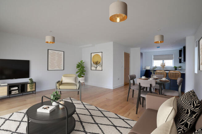 Open plan living,...