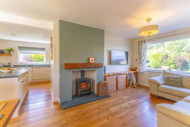 Open plan living area