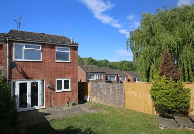 Rear of property