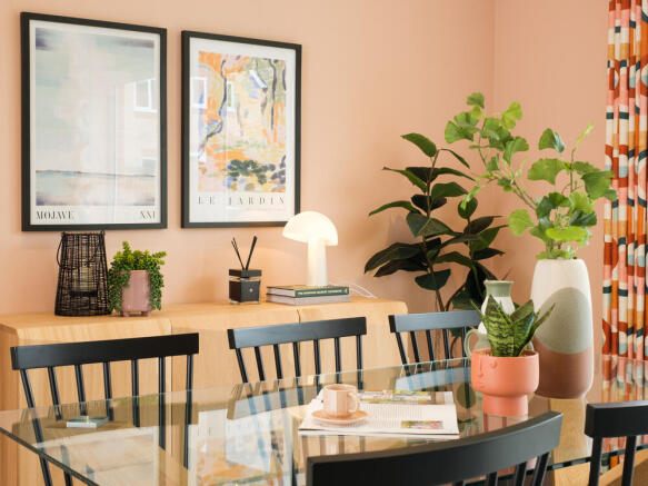 Dining of the Buxton, a 2 bedroom house