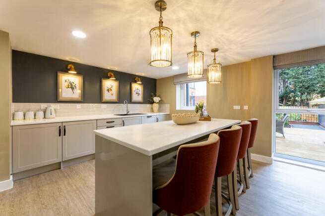 Communal lounge kitchen