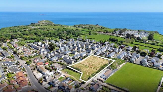 Aerial view of site
