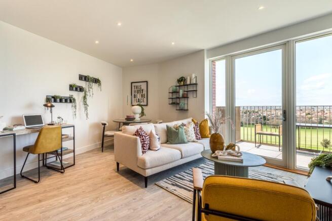 Lampton Parkside, 2 bedroom 2 bathroom, living