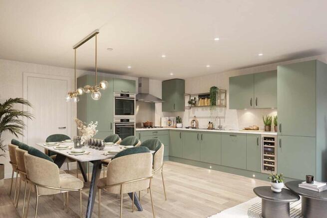 beautiful family kitchen