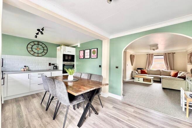 Kitchen Diner opening to Lounge