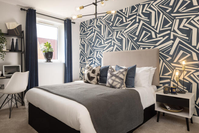 Internal image of the second bedroom in the curdridge