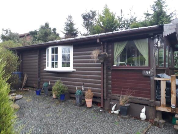 Exterior of Holiday Lodge at Trawsfynydd Holiday V