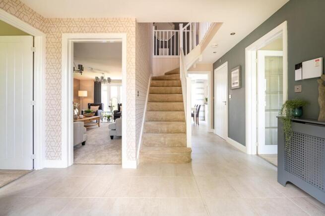 The Wayford has a bright and spacious hallway