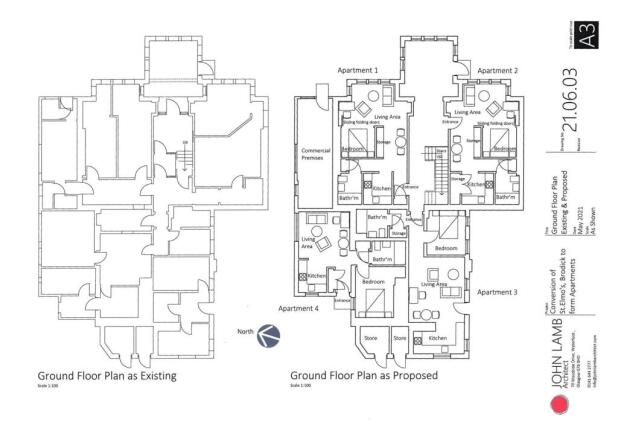 St Elmo Ground floor plans