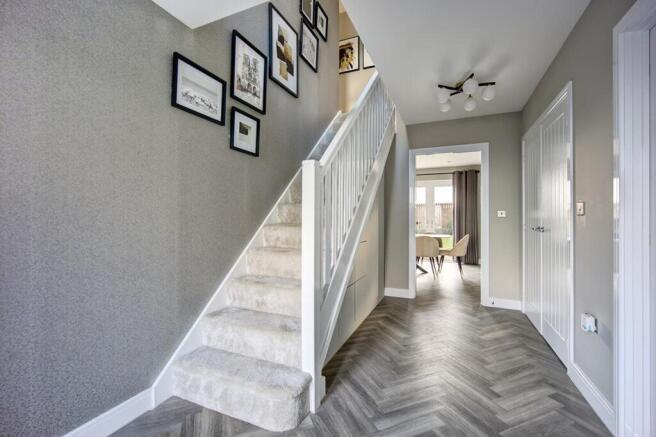 A welcoming & spacious hallway