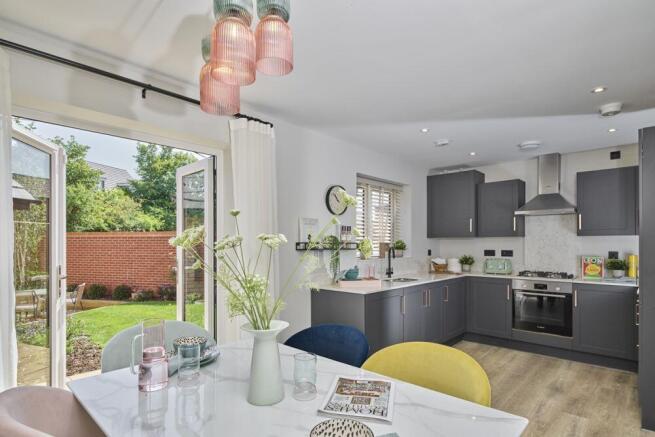 3 Crest Nicholson at Branston Locks The Chesham Internals Kitchen and Dining Area