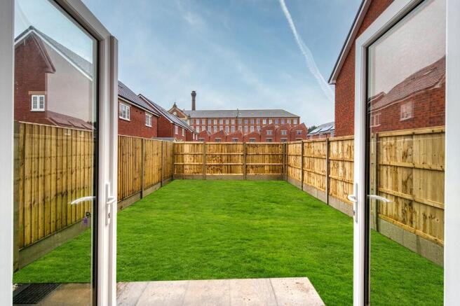 View from French doors