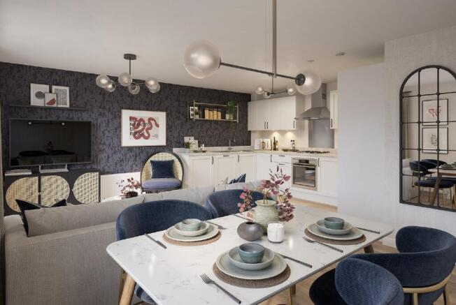 Tulip dining kitchen