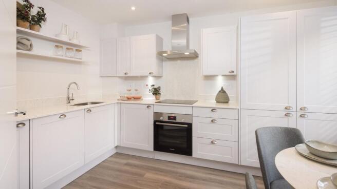 kitchen of house for sale in winchester, hampshire