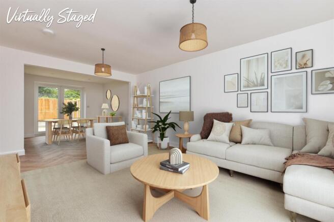 Lounge Virtually Staged