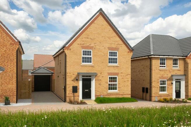 Outside view of 4 bedroom Ingleby home