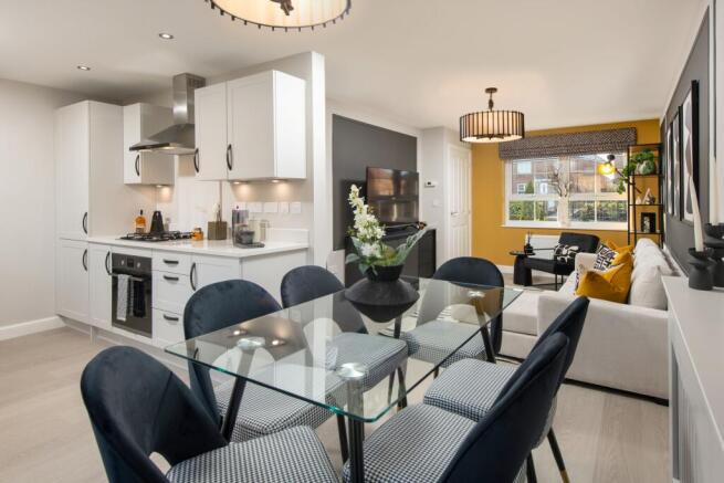 Inside view of Denby kitchen
