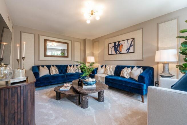 Interior view of the lounge in our 4 bed Kingsley home