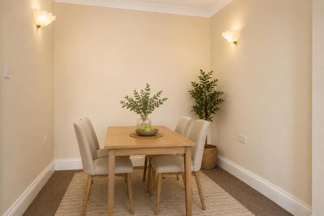 Dining Area - Virtually staged to illustrate the p
