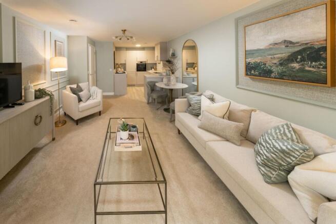 Show home living room